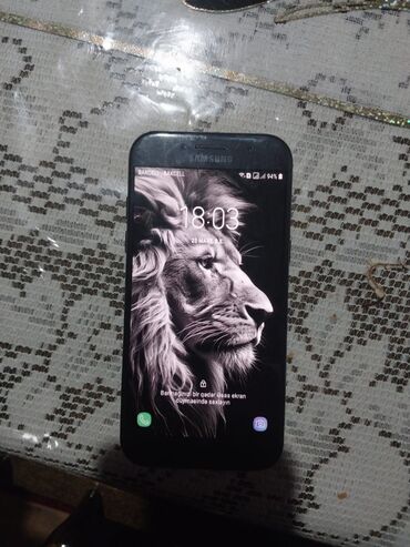 samsunq a5: Samsung Galaxy A5 2017, 32 GB, rəng - Qara, Barmaq izi, İki sim kartlı