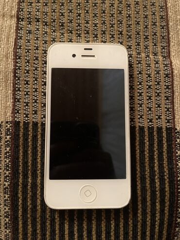 Apple iPhone: IPhone 4, < 16 GB, Ağ, Qırıq