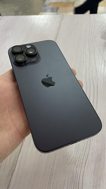 IPhone 16 Pro Max, Б/у, 256 ГБ, Black Titanium, Защитное стекло, В рассрочку, 94 %