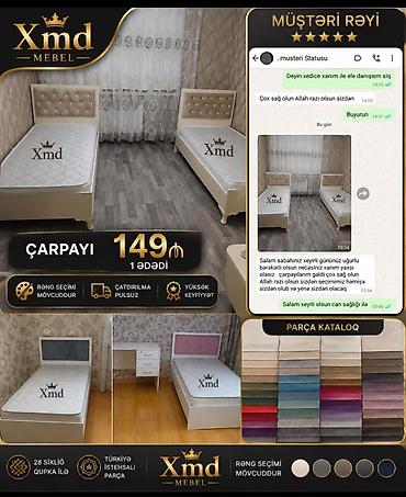 sintifon dosek: Xmd Mebel – Tək nəfərlik çarpayı - Ölçü: 90x200 sm (standart tək — 1