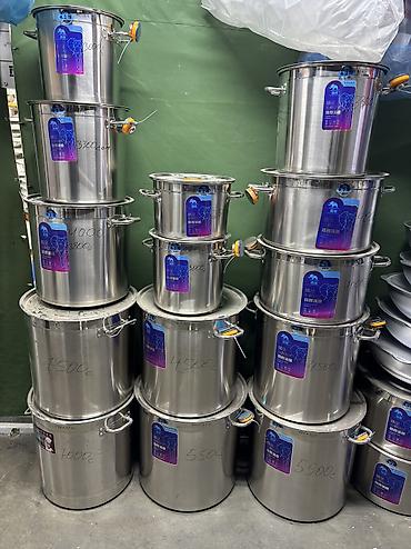 Кастрюли: Кастрюля профессионального качества Диаметр от 30 см до 50 смс — 2