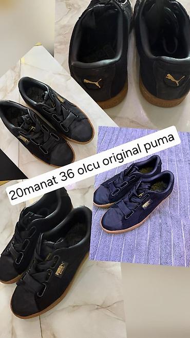 krossovka: Məhsul: Puma qadın/kids idman ayaqqabısı Ölçü: 36 Qiymət: 20 manat — 1