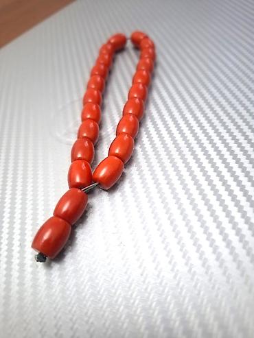Təsbehlər: Məhsul: Mərcan təsbeh - Material: Mərcan (qırmızı) - Rəng: Parlaq — 3