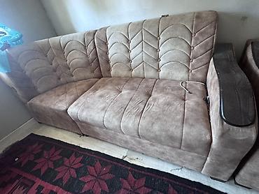 sofa: Угловой диван, C подушками — 1