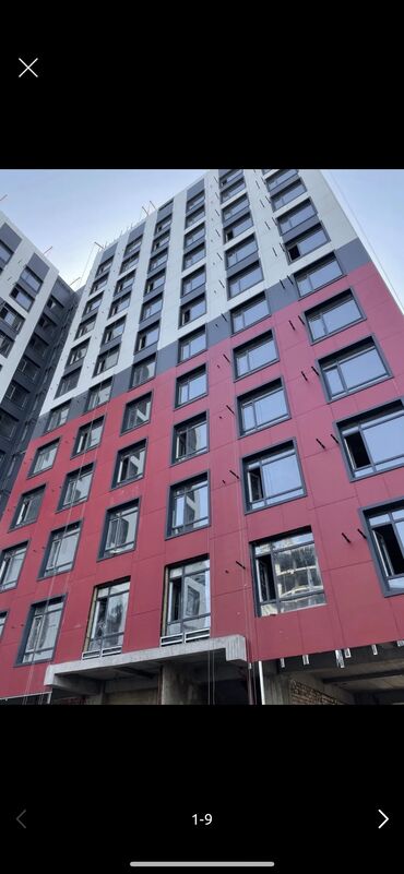 сдаю в аренду с последующим выкупом: 1 бөлмө, 46 кв. м, Элитка, 8 кабат, ПСО (өзү оңдоп түзөтүп бүтүү үчүн)