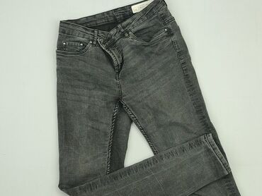spódnice jeansowe z przetarciami czarne: Jeans, Esmara, S (EU 36), condition - Good