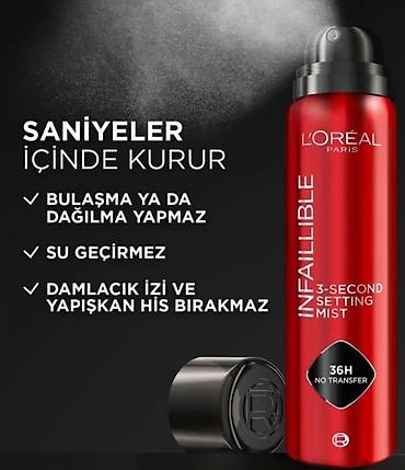 dc shoes: L’Oréal Paris Infaillible 3-Second Setting Mist – 150 ml (Jumbo boy) — 1
