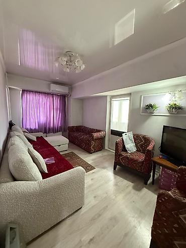 продажа квартир в городе токмок: 2 комнаты, 47 м², Индивидуалка, 7 этаж, Свежий ремонт — 1