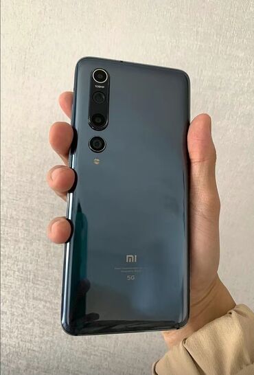 русификация магнитол: Xiaomi, Mi 10 5G, Колдонулган, 128 ГБ, түсү - Көк, 1 SIM
