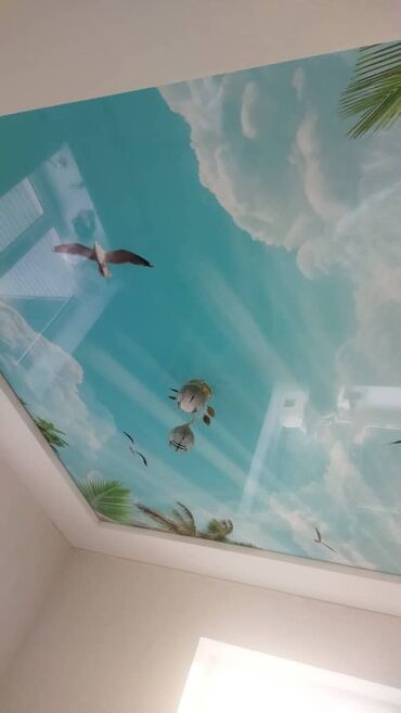 Натяжной потолок: Натяжной потолок 3D потолки, Глянцевое, Матовое Гарантия, Бесплатный замер, Бесплатная консультация — 19