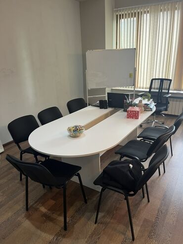 купить компьютерный стол: Ofis üçün toplantı otağı mebelləri dəsti Ofisimizi daha böyük yerə
