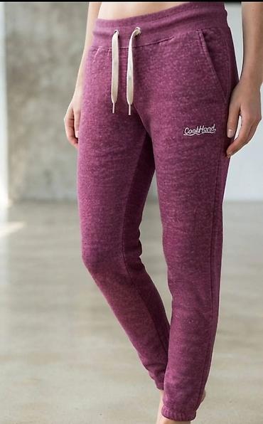 Ženske sportske trenerka-pantalone - Boja: tamnoljubičasta/malina