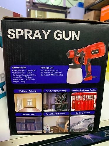 spray: Электрический краскопульт, Новый, В наличии — 2