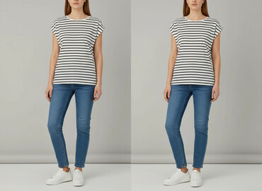 koszula damska z gumką na dole: Women`s T-shirt, size M