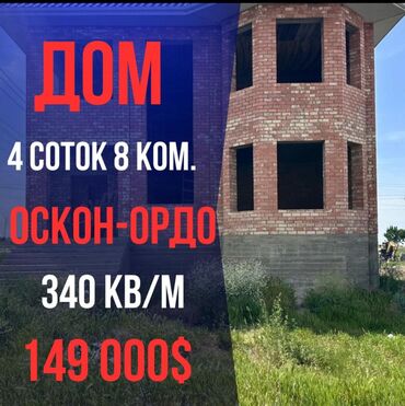 Продажа домов: Дом, 340 м², 8 комнат, Агентство недвижимости, ПСО (под самоотделку)