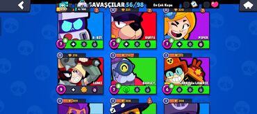 İT, komputerlər, əlaqə: Brawl Stars hesabı – detallı oyun profili Ümumi: - Profil adı — 7