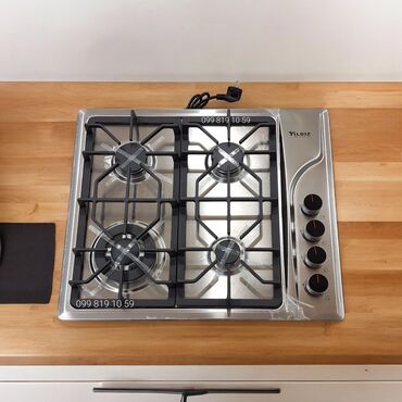 Plitələr və bişirmə panelləri: Plitə Qazlı, Quraşdırılan, 4 gözlü, Yeni — 7