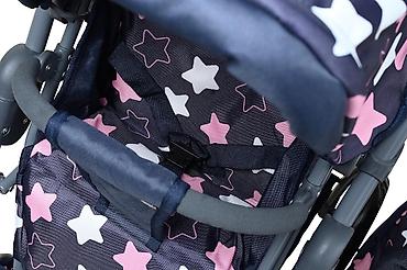 deciji mikrofon pertini: Kolica Knorr Coco Star Blue Pink – kombinovana kolica za lutke - — 6
