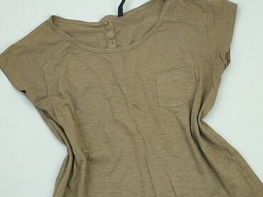 bluzki damskie brązowa: T-shirt, S, stan - Bardzo dobry