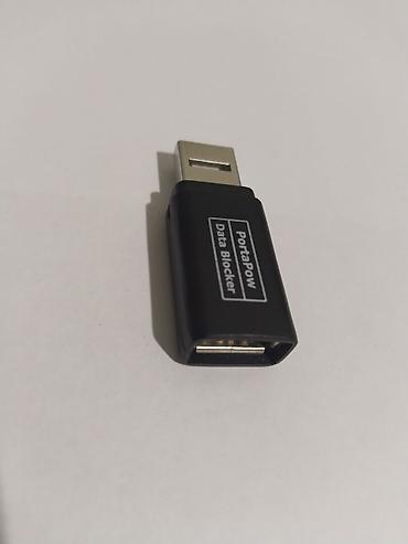 усилитель блочный: PortaPow Data Blocker — USB‑адаптер для безопасной зарядки без — 2