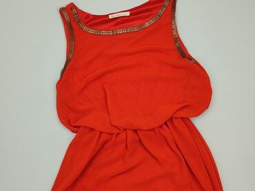 czerwona sukienki elegancka: Dress, S (EU 36), condition - Good