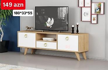TV altlığı: Yeni, Düz TV altlığı, Polkalı, Laminat — 1