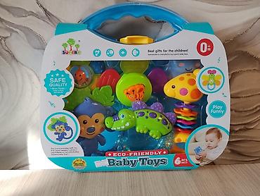 Набор погремушек для малышей Sunlike “Eco-Friendly Baby Toys” -