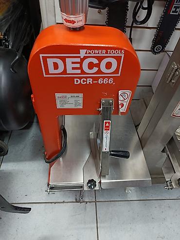 Ленточная пила по мясу DECO DCR-666 Профессиональная настольная at lalafo.kg Ленточная пила по мясу DECO DCR-666 Профессиональная настольная