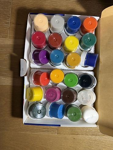 təbaşir və pastel: Məhsul: “Klassika Cveta” guaş dəsti – 24 rəng Xüsusiyyətlər: - 24 — 3