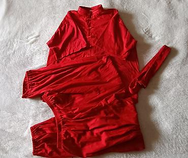 Спортивная форма: Костюм -форма для ушу,кунфу.❤️ Цвет -красный.♦️ Комплект: рубашка — 3