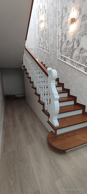 Деревянные лестницы: Деревянная лестница Для дома, Форма лестницы: Прямая, Стиль: Классический — 2