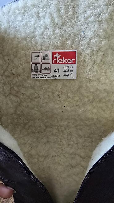 Çəkmələr: Rieker qadın qış çəkmələri - Model: X2050-25 - Ölçü: 41 - Rəng: tünd — 4