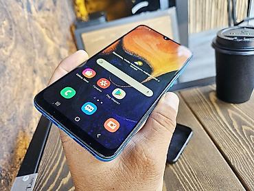 android auto: Samsung Galaxy A50, Б/у, 128 ГБ, цвет - Синий, 2 SIM — 6