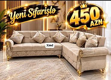 Künc divan dəsti – “Yeni Sifarişlə”. Qiymət: 450 AZN. - L‑şəkilli