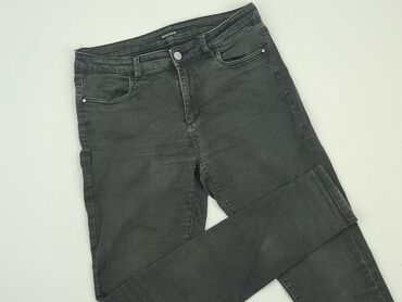 czarne t shirty z koronką: Jeans, Diverse, L (EU 40), condition - Good