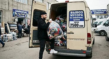 Вывоз мусора из швейных цехов - Специализированный вывоз текстильных