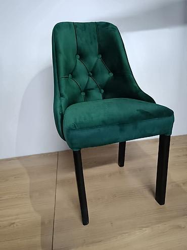 Stilske stolice: Tapacirana stolica sa dugmićima (chesterfield stil) - Presvlaka: meki — 17