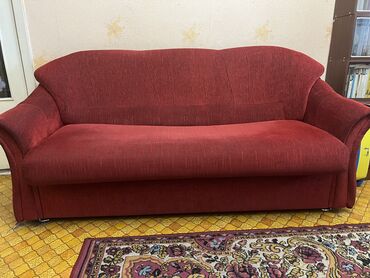евростиль в Кыргызстан | ШКАФЫ, ШИФОНЬЕРЫ: Продают диван(раскладывается) 1,90/90 и 2 кресла 80/80 Евростиль хор