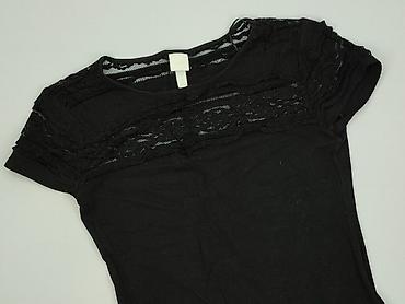 bluzki czarne basic: H&M, Bluzka damska, rozmiar M — 1