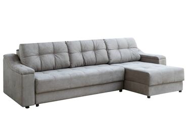 Столы: Угловой диван, цвет - Серый, В рассрочку, Новый