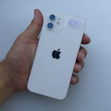 батарея на телефон: IPhone 12, Б/у, 128 ГБ, Белый, 90 %