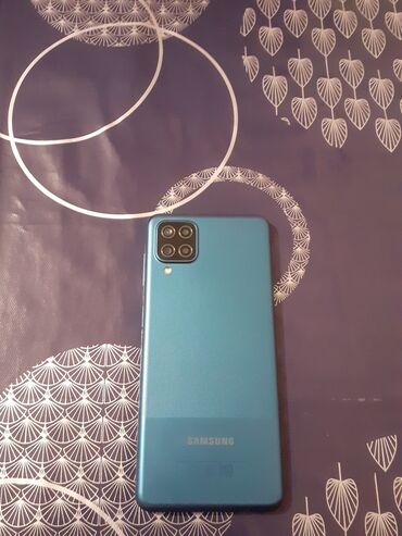 telefon a12: Samsung Galaxy A12, 32 GB, rəng - Mavi, Barmaq izi