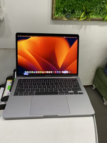 macbook в рассрочку: Ноутбук, Apple, 16 ГБ ОЗУ, Intel Core i7, 13.3 ", Б/у, Для работы, учебы, память SSD