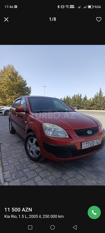 kia masini: Kia Rio: 1.5 l | 2005 il Hetçbek