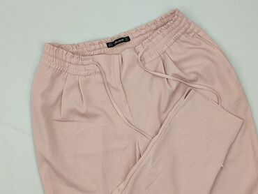 stradivarius spodnie z diamencikami: Zara, Spodnie materiałowe damskie, rozmiar M