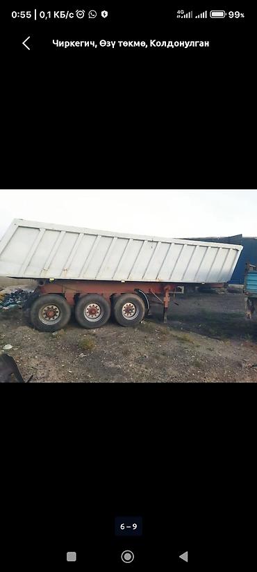 Полуприцеп-самосвал трехосный - Тип: полуприцеп-самосвал с задней at lalafo.kg Полуприцеп-самосвал трехосный - Тип: полуприцеп-самосвал с задней