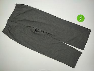 sliski material: Spodnie materiałowe damskie, rozmiar L — 3