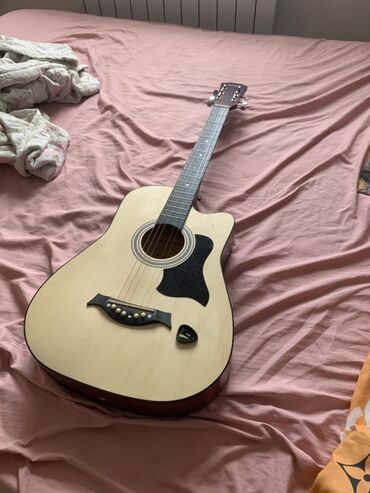 нейлоновые струны купить: Акустическая гитара дредноут с вырезом (cutaway), 6 струн