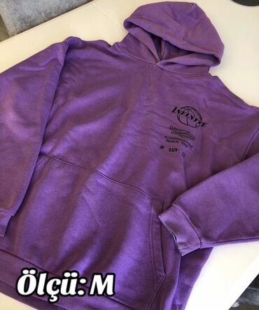 детский спортивный купальник: Bənövşəyi rəngli kapüşonlu sweatşört. - Ölçü: M (şəkildə göstərilib) -