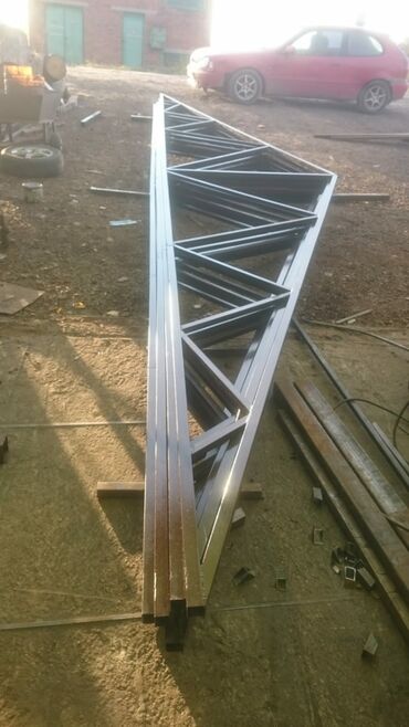 Digər tikinti xidmətləri: Demir profelden fermalarin sifarisle yigilmasi — 6